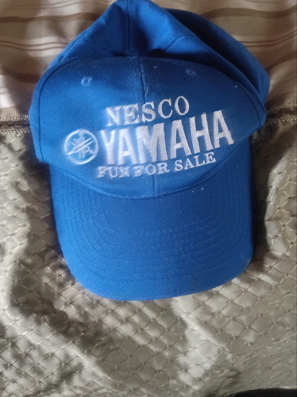 Yamaha Blue Embroidered Vtg Baseball Cap